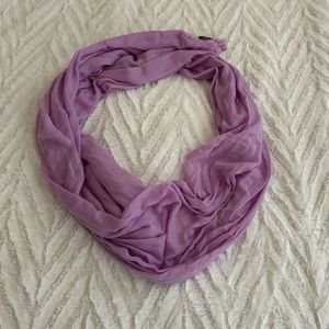 Cashmere blend scarf purple